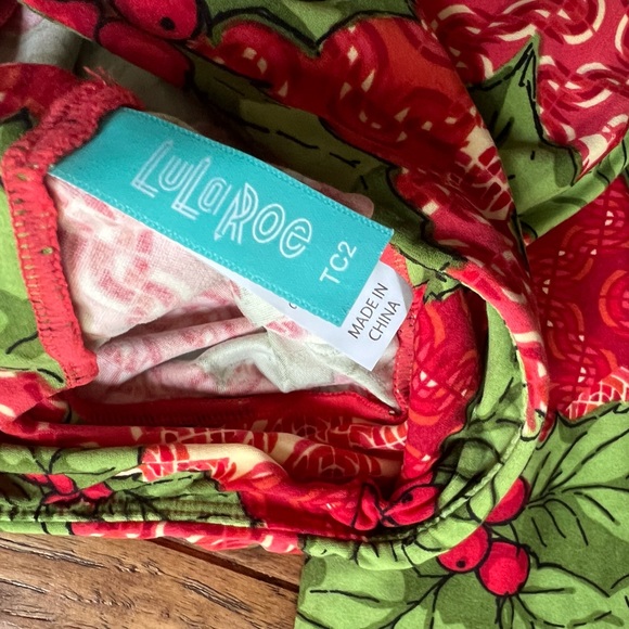 LuLaRoe tc2 holly Christmas - Picture 3 of 3